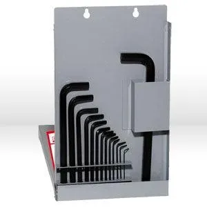10217 Eklind Hex-L L Shaped Hex Key Set,Metal Box/Inch,Long,17 pc