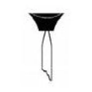 1/2" x 1/4" Mounted Points PT-60P Brown B Shaped