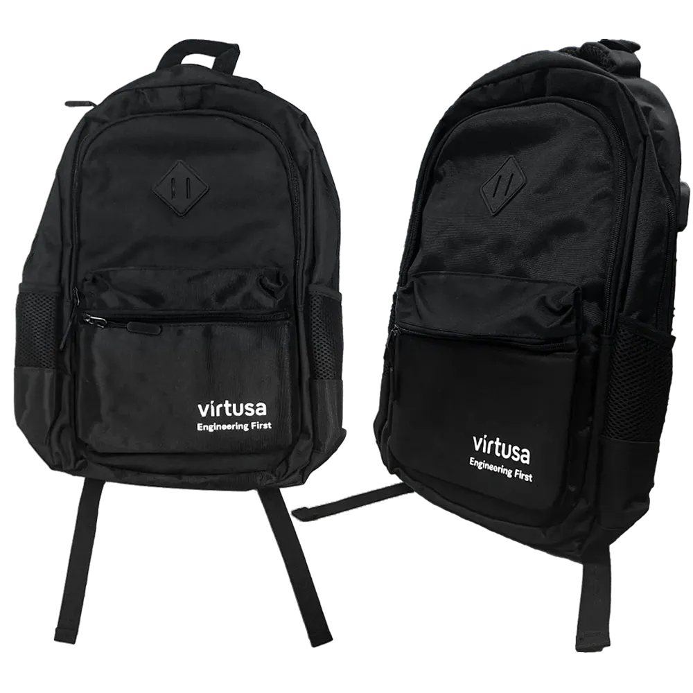 16" Laptop Haversack with External USB Port