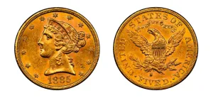 1885 $5 NGC PF65 UCAM