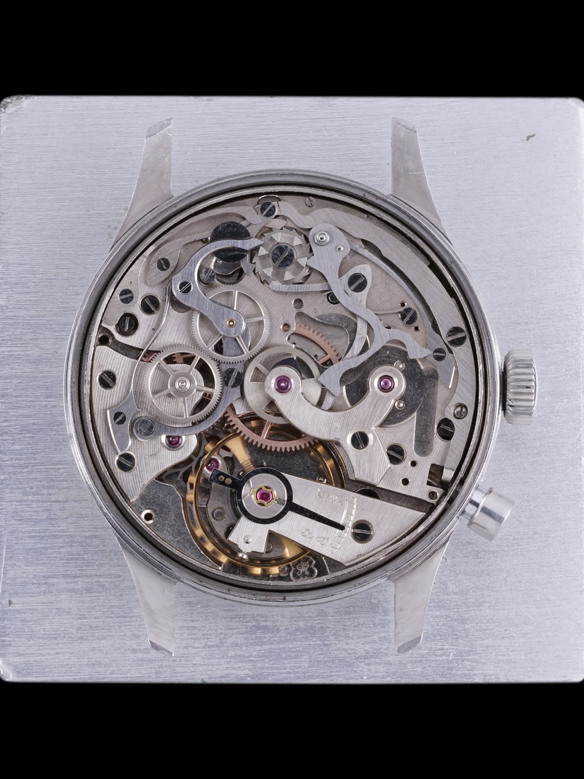 1960s Angelus Medical Mono-Pusher Chronograph