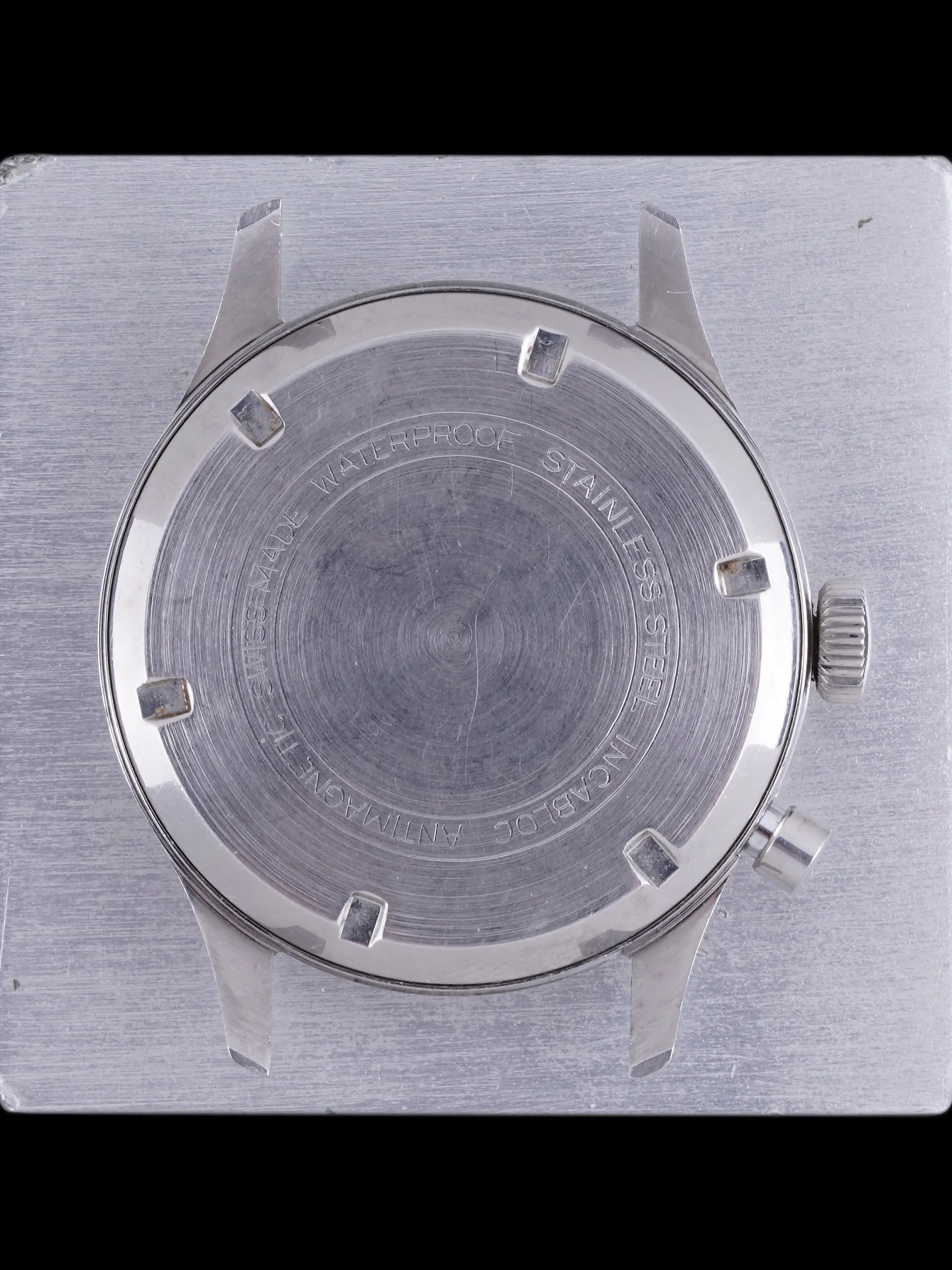 1960s Angelus Medical Mono-Pusher Chronograph