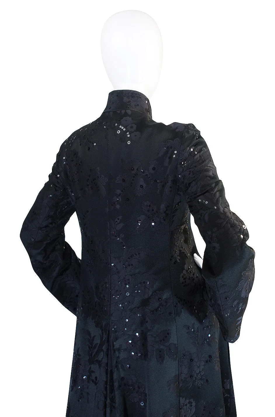 1960s Phenomenal George Halley Sequin Evening Coat