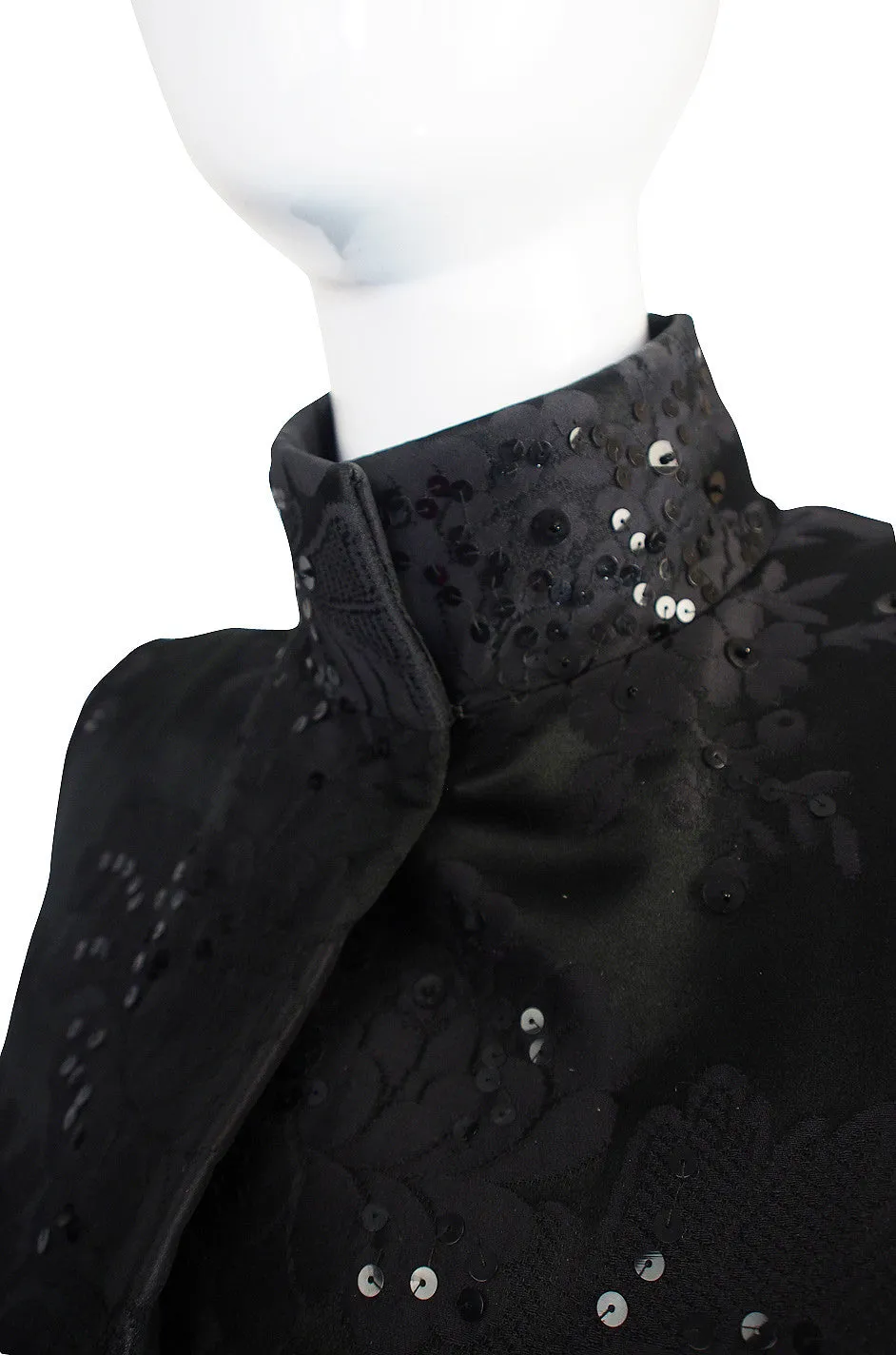 1960s Phenomenal George Halley Sequin Evening Coat