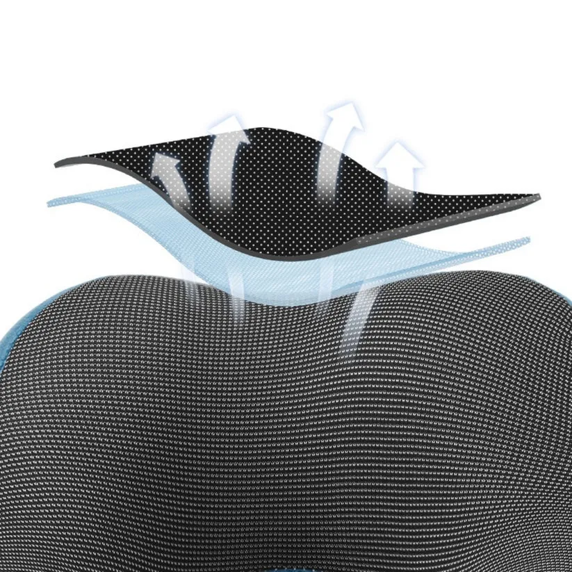 [2-Pack] Maya & Friends Memory Foam Travel Neck Pillow