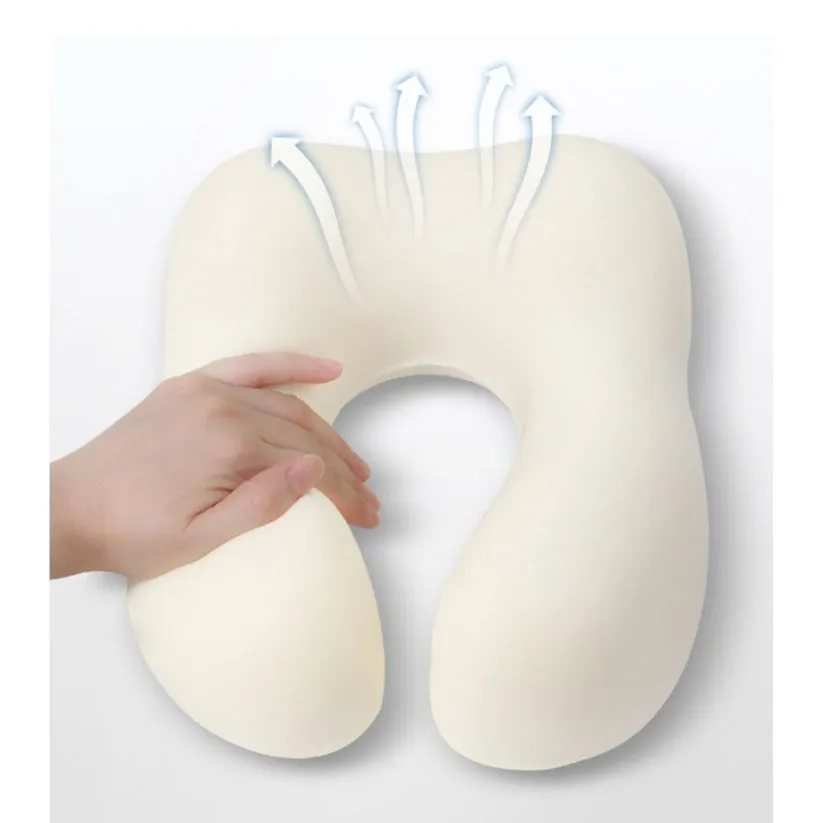 [2-Pack] Maya & Friends Memory Foam Travel Neck Pillow