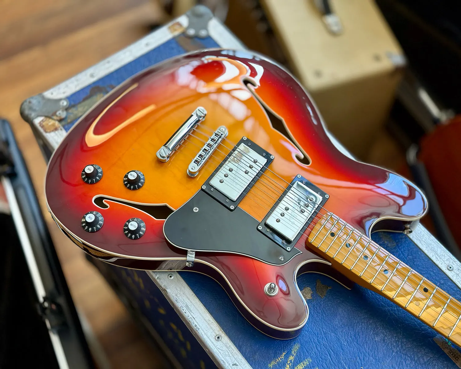 2013 Fender Starcaster - Aged Cherry Burst