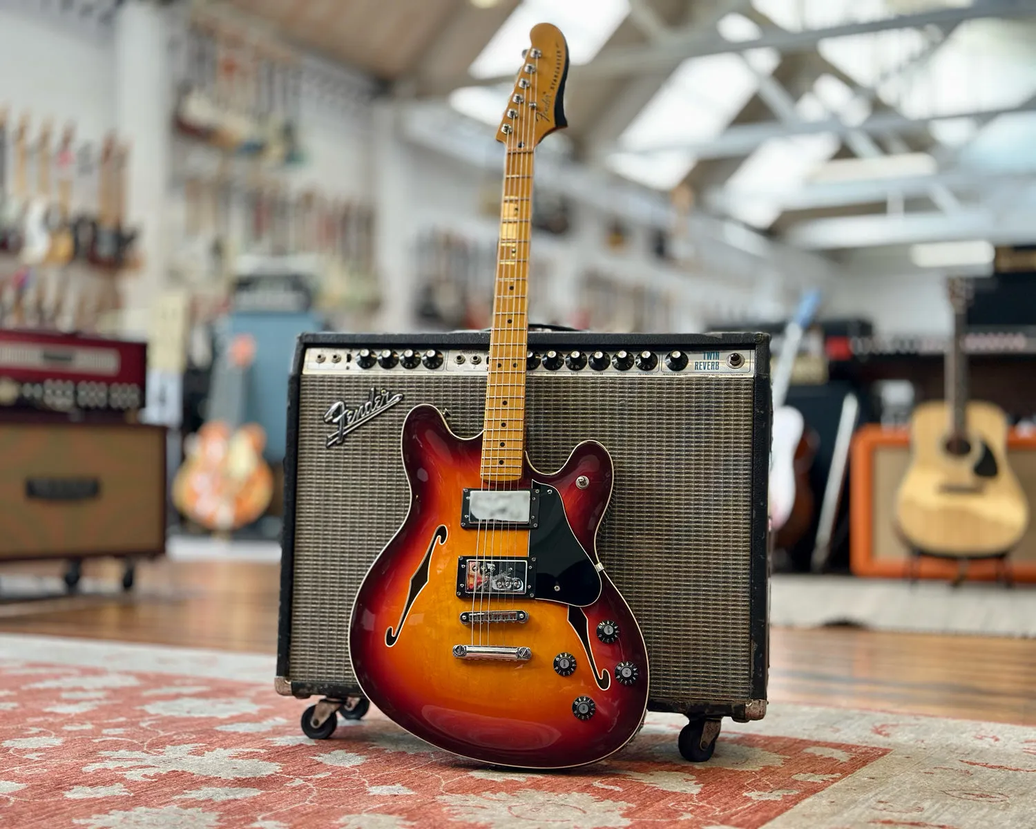 2013 Fender Starcaster - Aged Cherry Burst