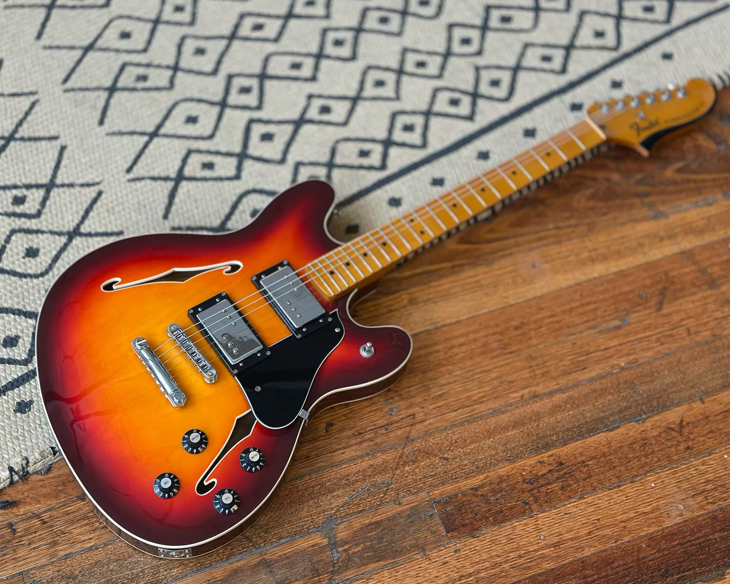 2013 Fender Starcaster - Aged Cherry Burst