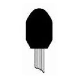 3/4" x 1-1/8" Mounted Points PT-60Q White A Shaped