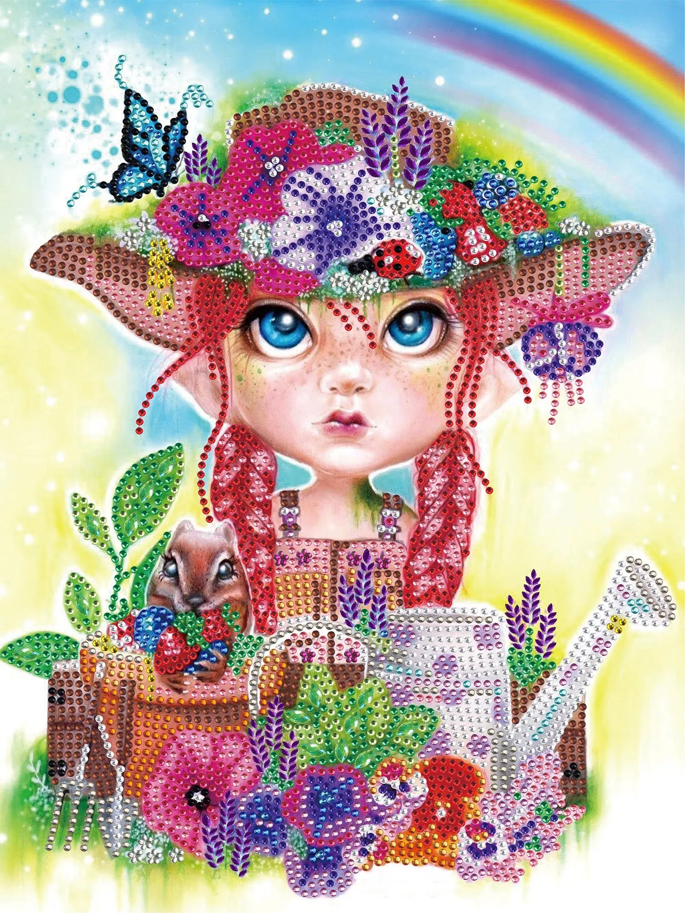 5D DIY Special-Shaped Drill-Girl 30*40CM