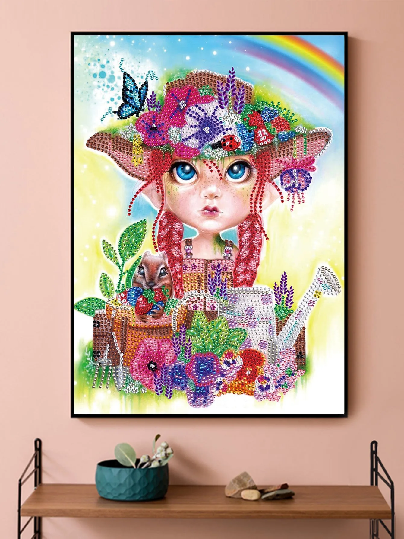 5D DIY Special-Shaped Drill-Girl 30*40CM