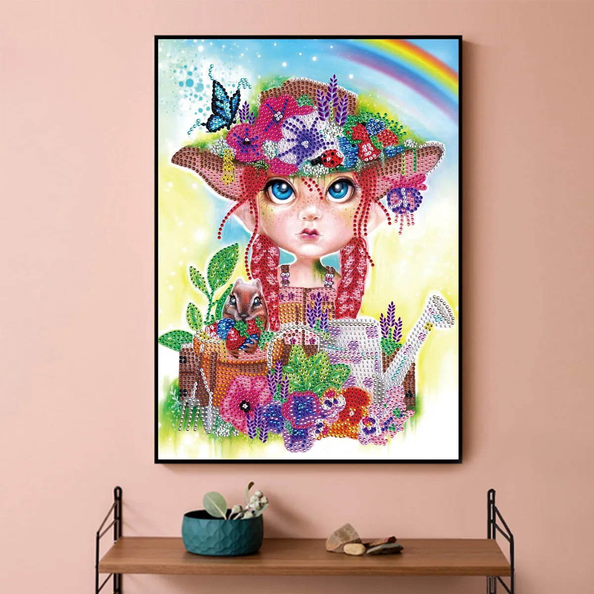 5D DIY Special-Shaped Drill-Girl 30*40CM