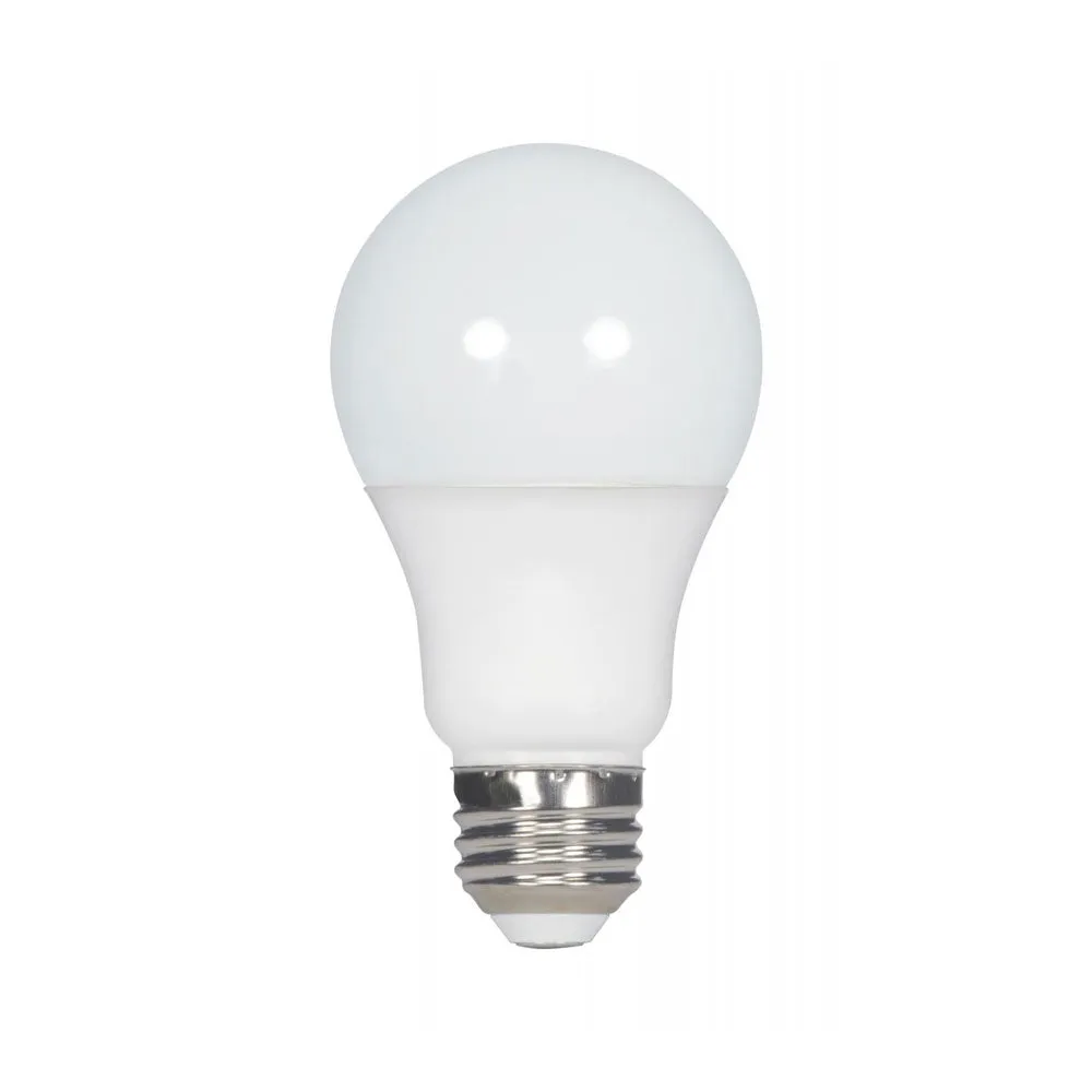 A19 LED Bulb, 60W Equivalent, 10 Watt, 800 Lumens, 5000K, E26 Medium Base, Frosted Finish, Pack Of 4