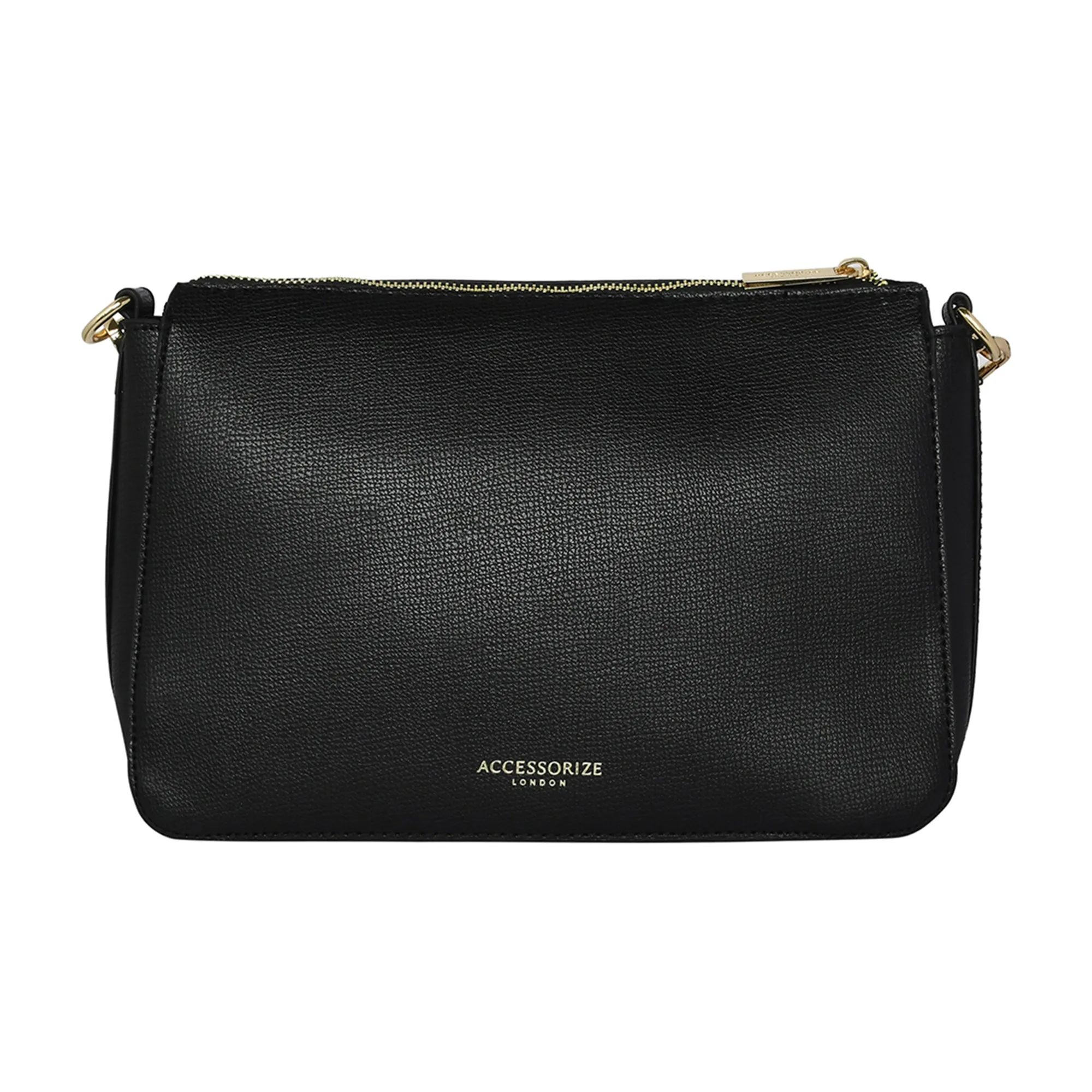 Accessorize London Women's Utility Multi Pocket Adjustable Shoulder Sling Bag