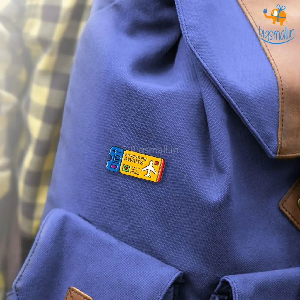 Adventure Awaits Lapel Pin