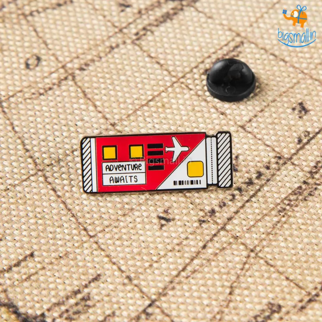 Adventure Awaits Lapel Pin