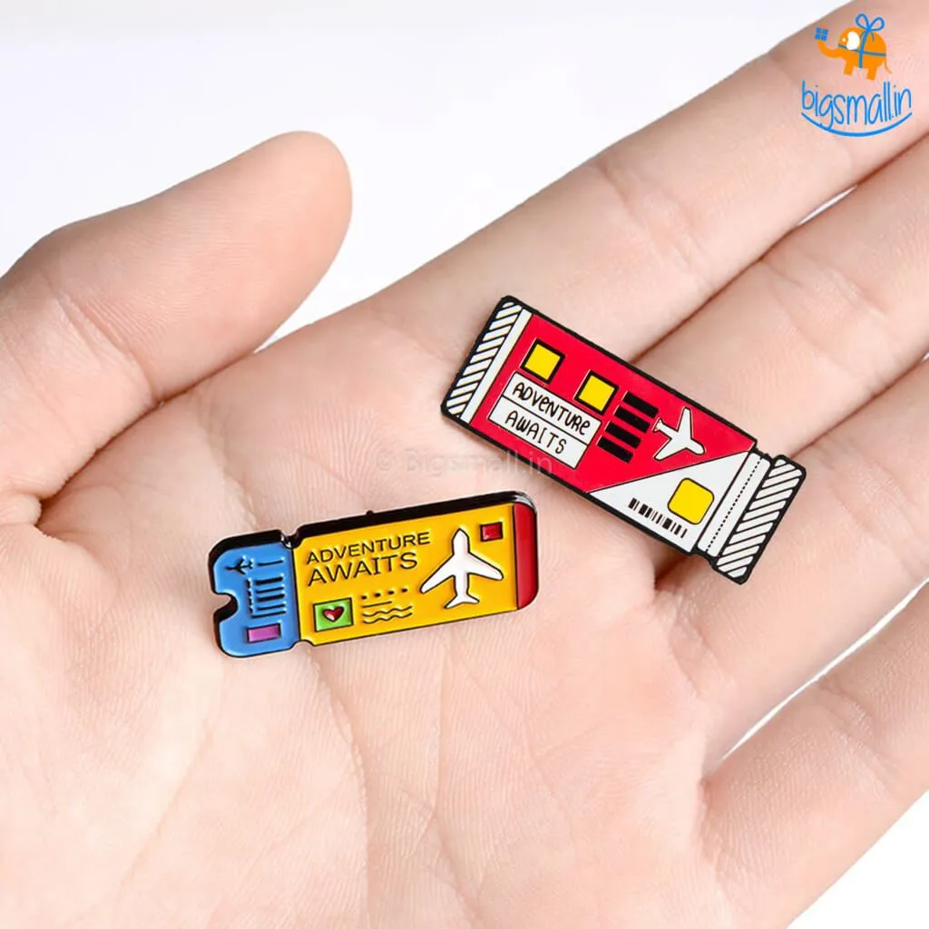 Adventure Awaits Lapel Pin