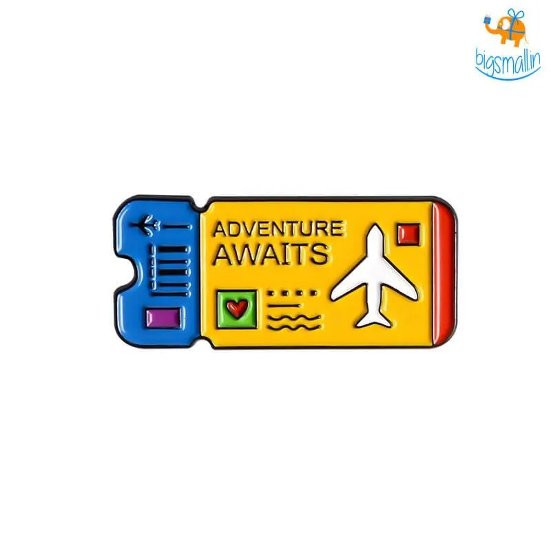 Adventure Awaits Lapel Pin