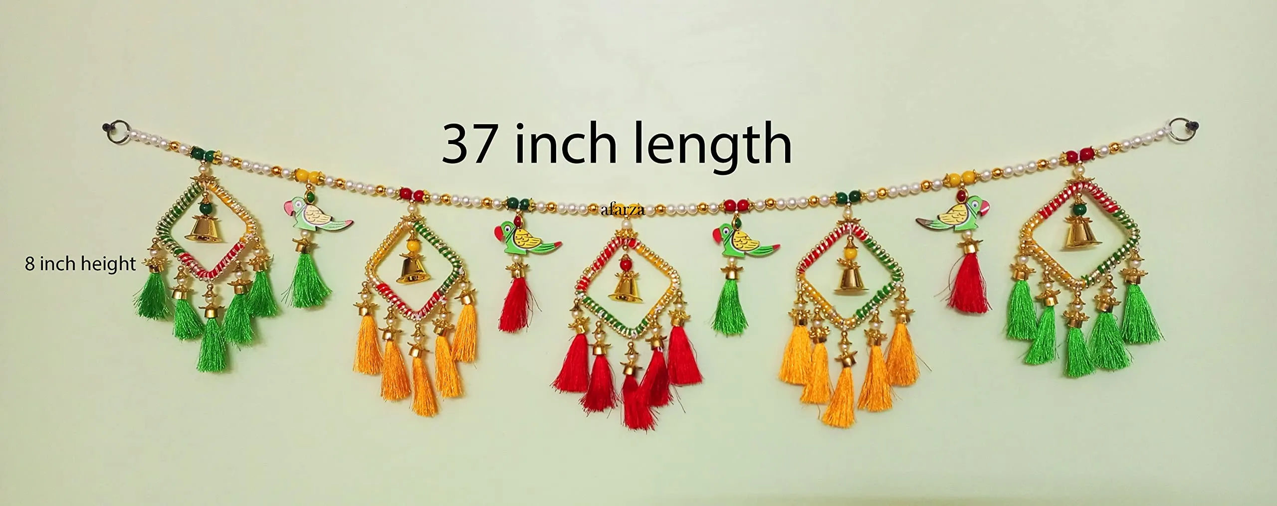 AFARZA; CHOICE GOOD FEEL GOOD Toran Garlands for Door Main Entrance Hanging Handmade Bandhanwar Home Decoration 37 INCH