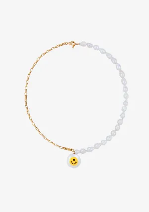 All Smiles Necklace 18" by Martha Calvo