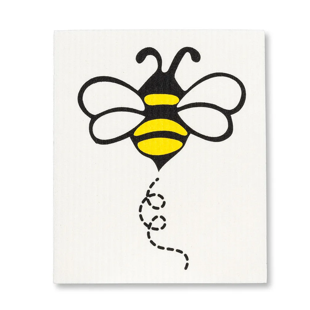 Allover Bees Swedish Dish Cloths-Set of 2