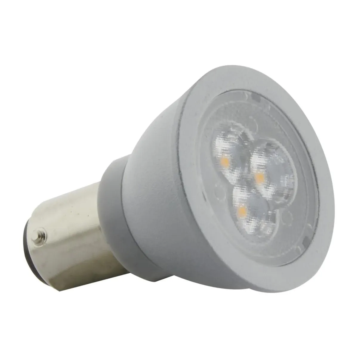 ALR12 LED Reflector Bulb, 3 Watt, 220 Lumens, 3000K, BA15d Double Bayonet Base, 31 Deg. Flood