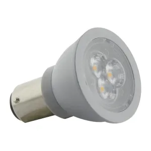 ALR12 LED Reflector Bulb, 3 Watt, 220 Lumens, 3000K, BA15d Double Bayonet Base, 31 Deg. Flood