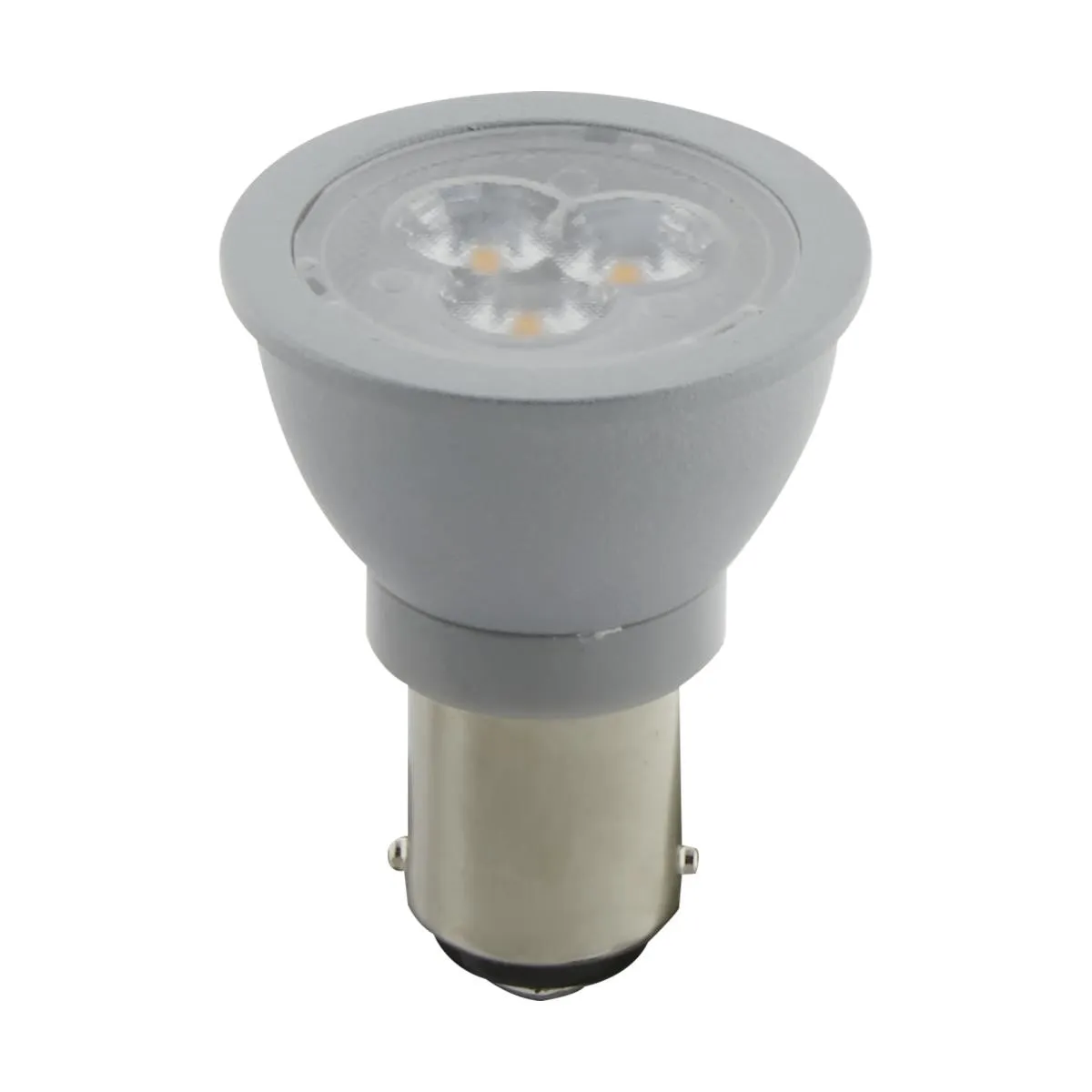 ALR12 LED Reflector Bulb, 3 Watt, 220 Lumens, 3000K, BA15d Double Bayonet Base, 31 Deg. Flood