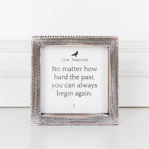 Always Begin Sign