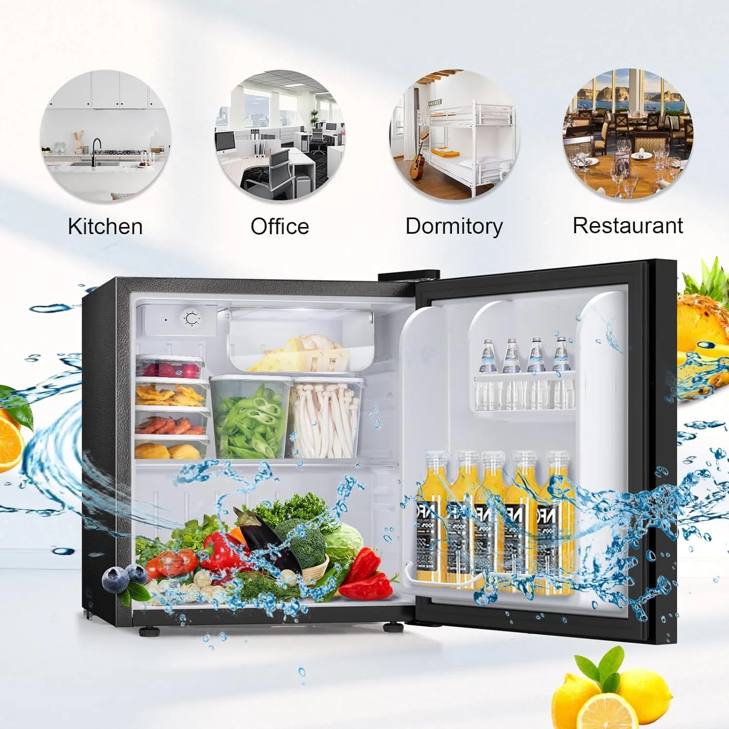 Antarctic Star 1.6Cu.Ft Compact Refrigerator
