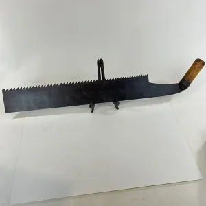 Antique Japanese Saw c1800’s Nokogiri Forged Iron Tool 32”