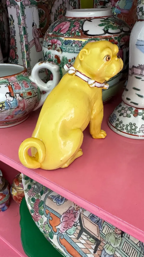 Antique Pug Dog Conta & Boehme Figurine, Germany
