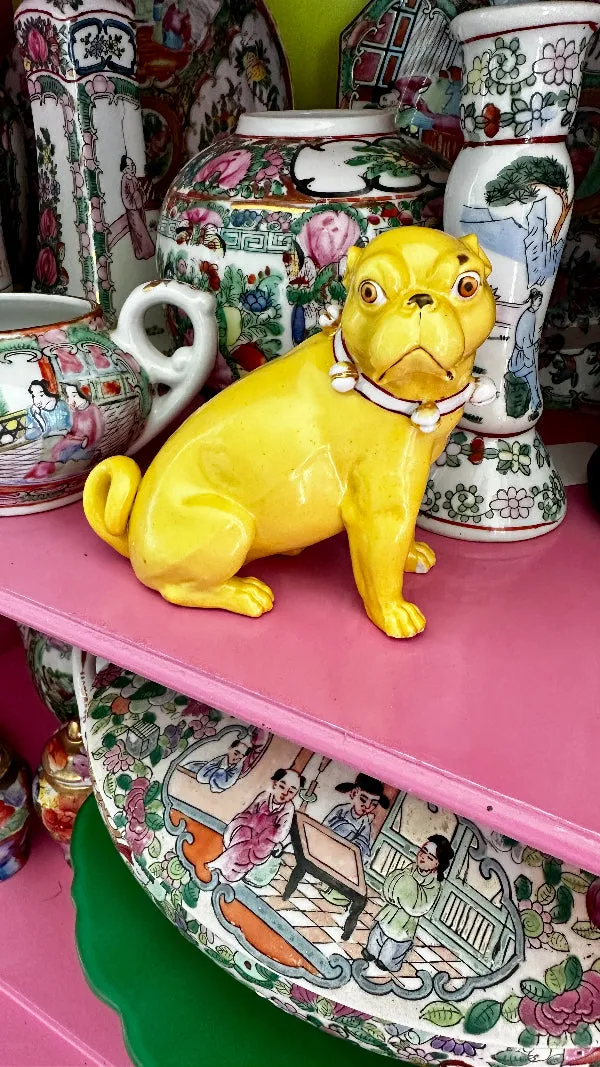 Antique Pug Dog Conta & Boehme Figurine, Germany