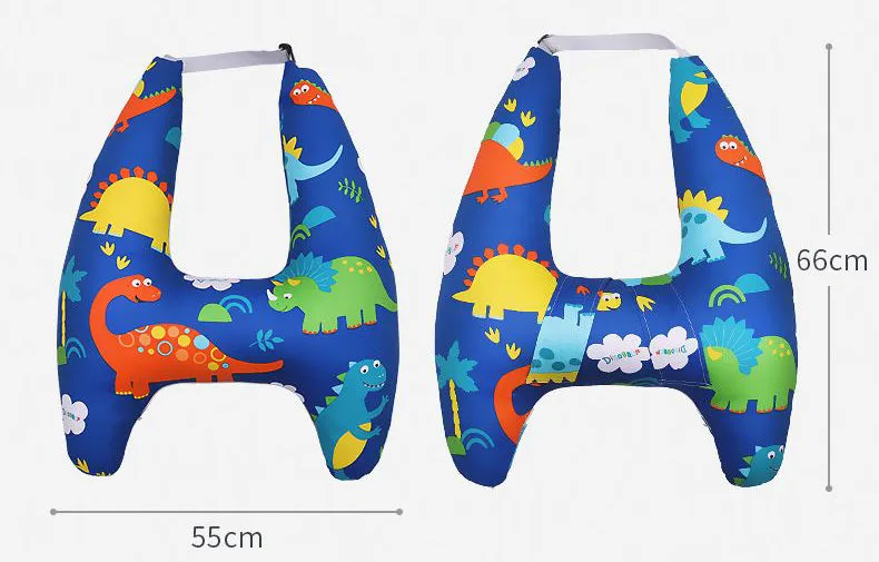 Anypack Car Travel Pillow UShape Avocado Pattern Children Travel Pillow Cushion for Car Seat, Safety Neck Pillow for Kids