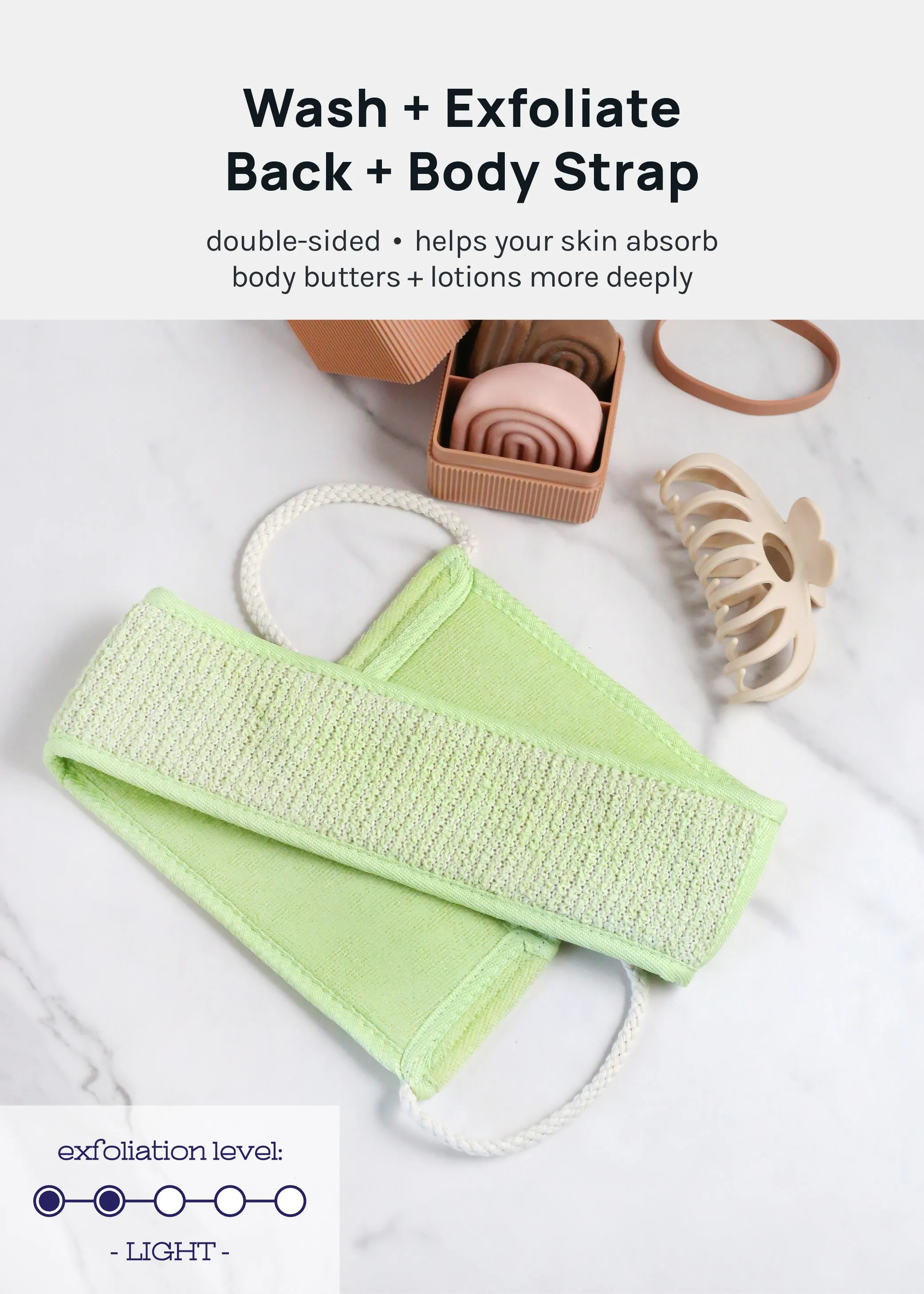 AOA Dual Exfoliating Body Scrubber
