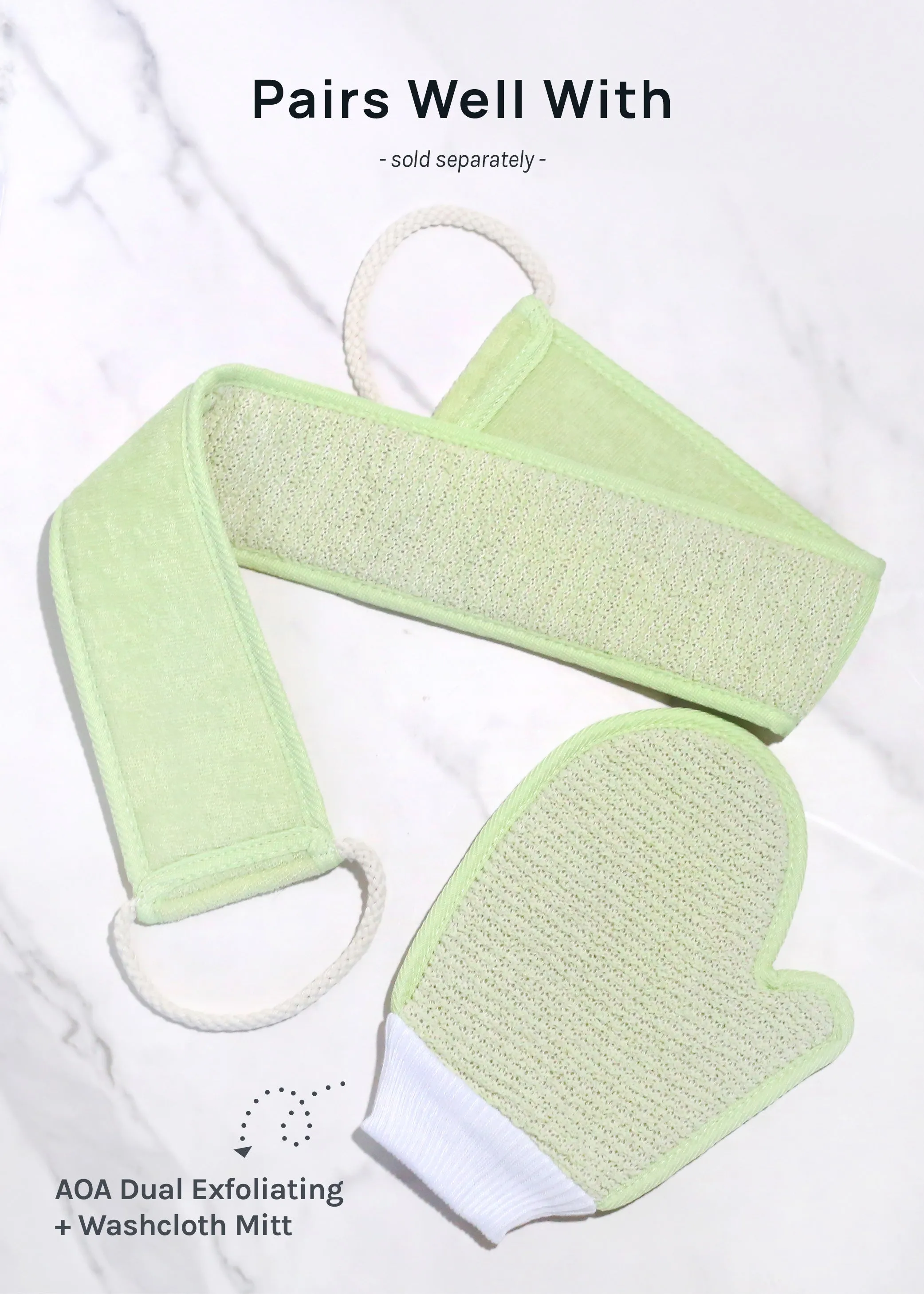 AOA Dual Exfoliating Body Scrubber