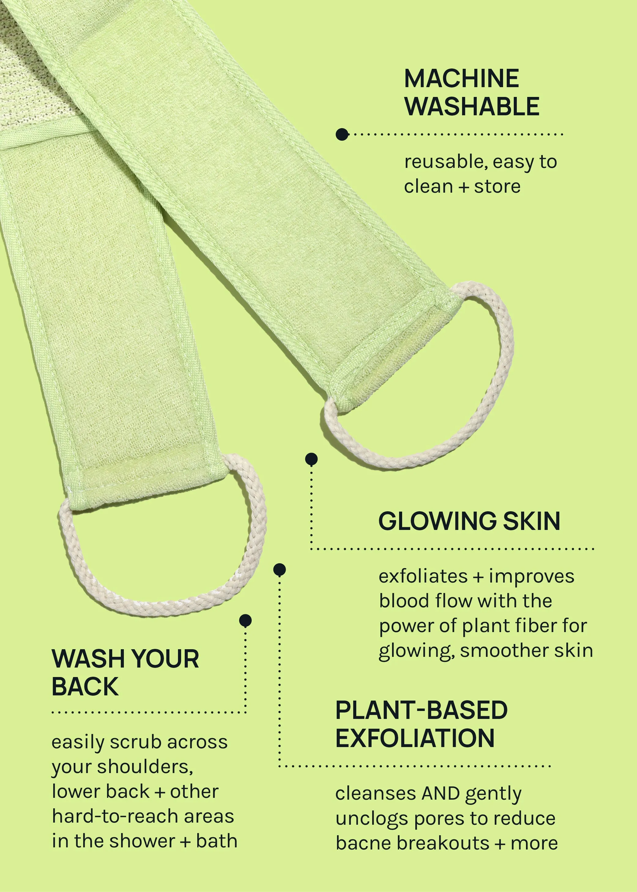 AOA Dual Exfoliating Body Scrubber