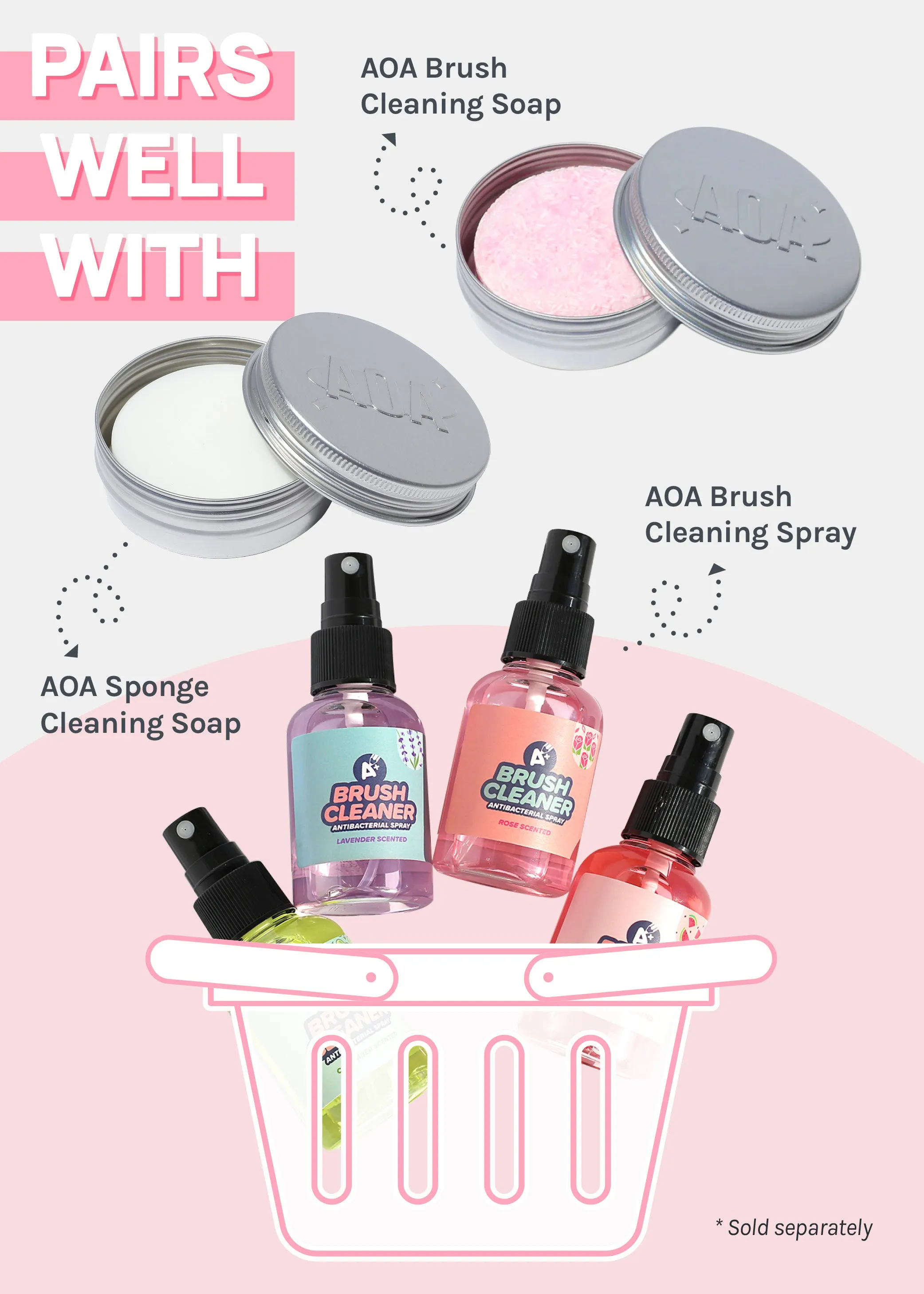 AOA Silicone Suction Brush Cleaning Mat