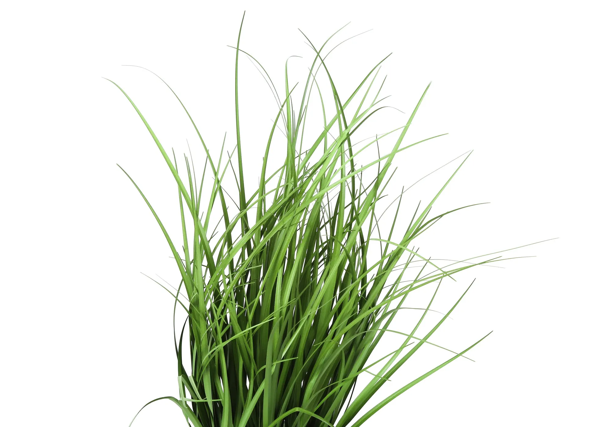 Artificial Plant, 23" Tall, Grass, Indoor, Faux, Fake, Table, Greenery, Potted, Real Touch, Decorative, Green Grass, Black Pot