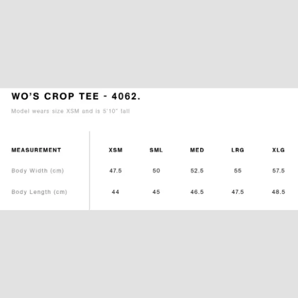 AS COLOUR WOMEN'S CROP TEE