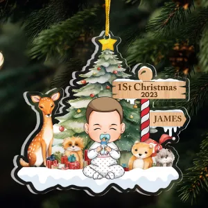 Baby's 1St Christmas - Personalized Acrylic Ornament