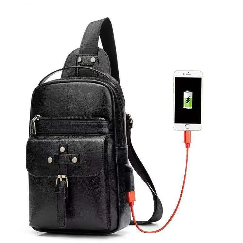 Backpack Waist Shoulder bag compatible with Ebook, Tablet and for Motorola Moto G Power (2020) - Black