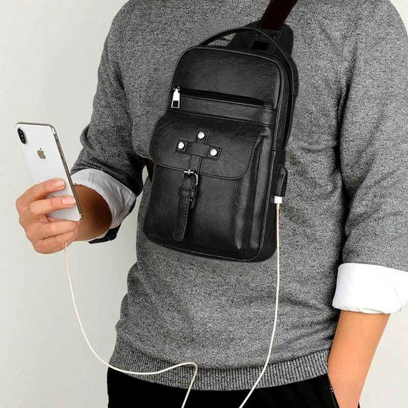 Backpack Waist Shoulder bag compatible with Ebook, Tablet and for Motorola Moto G Power (2020) - Black