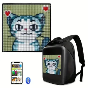 Bag Led Backpack With Programmable Full Color Screen