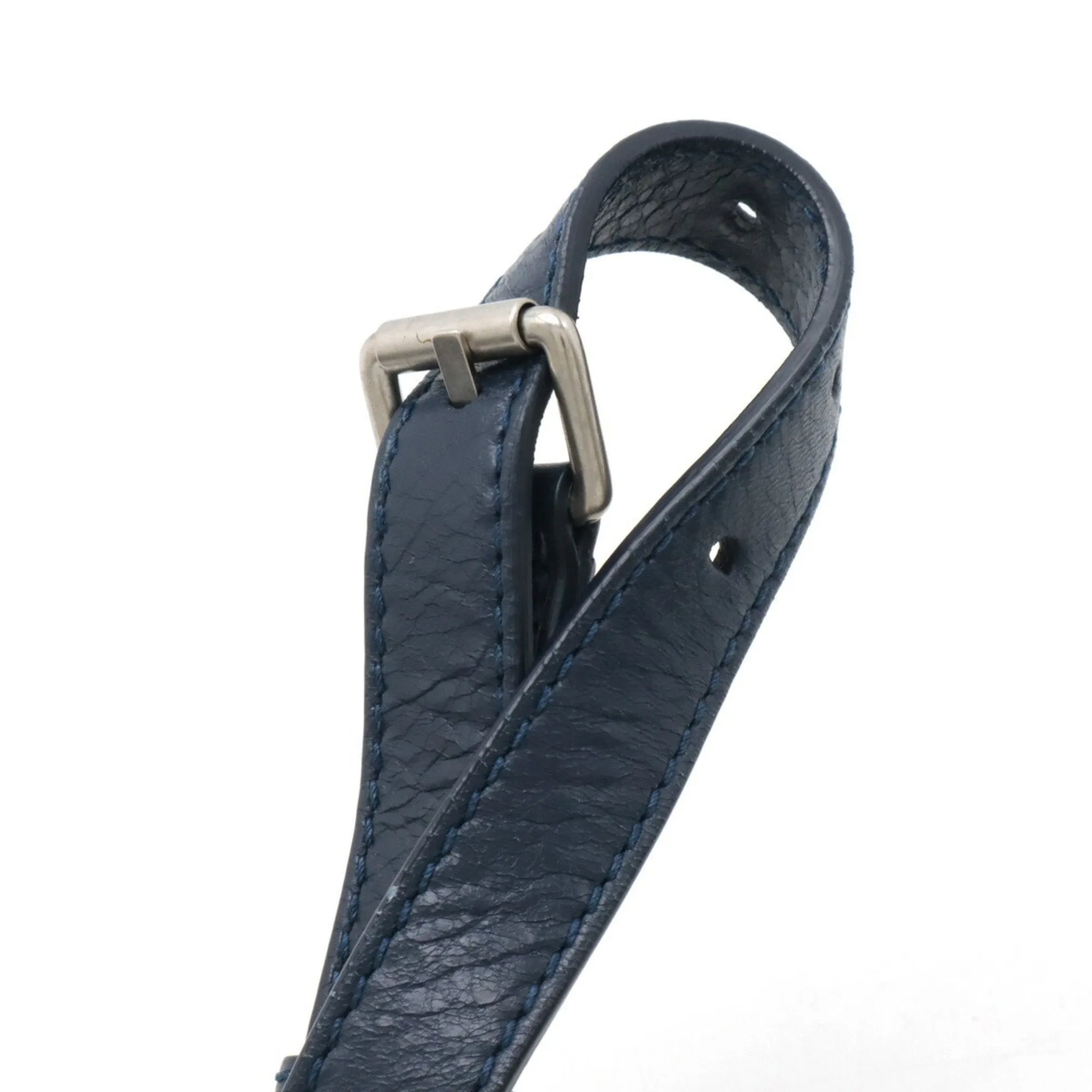 Balenciaga City Navy Leather Bag