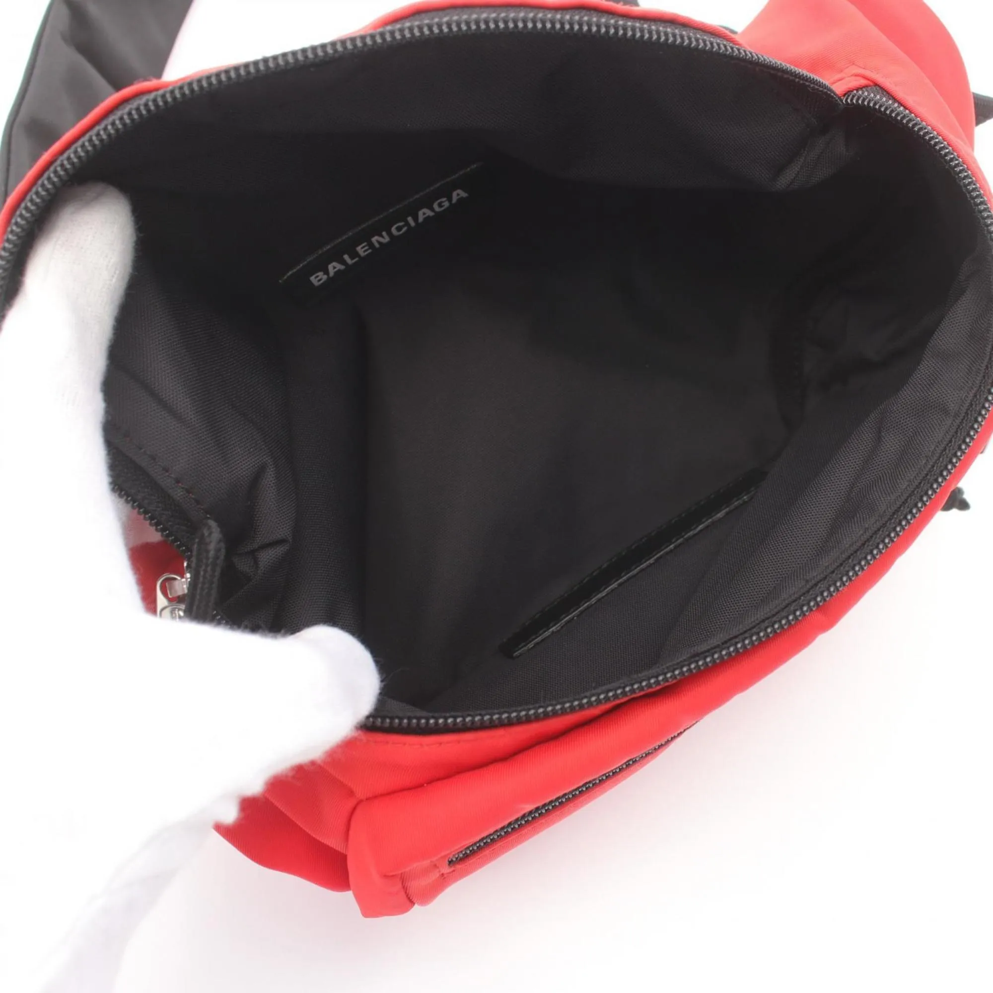 Balenciaga Explorer Red Synthetic Bag