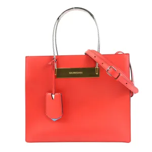 Balenciaga Red Leather Bag