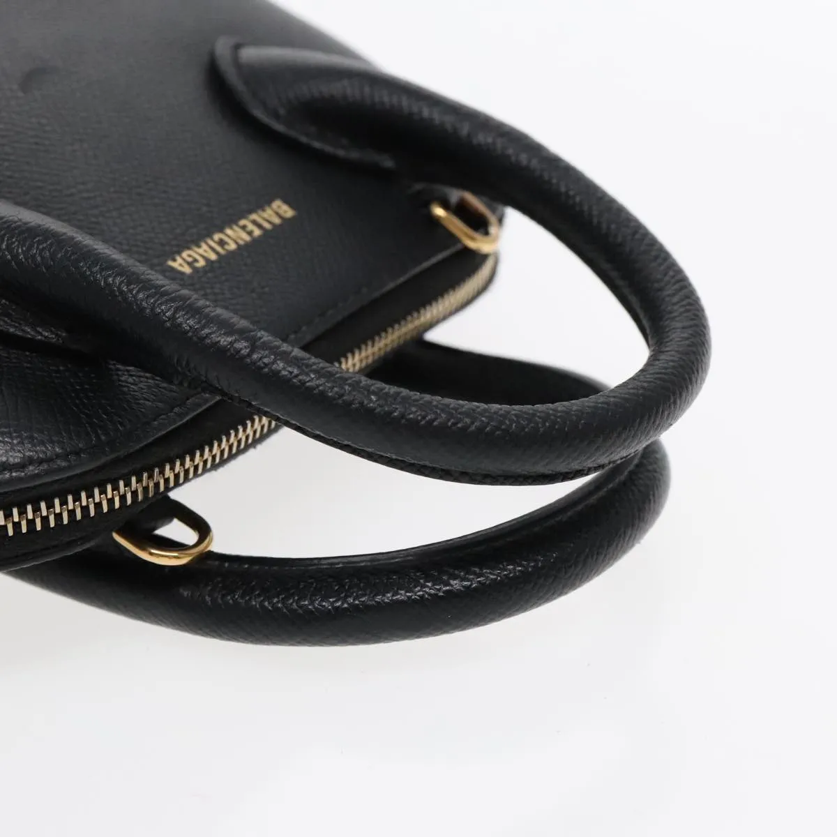 Balenciaga Ville Black Leather Bag