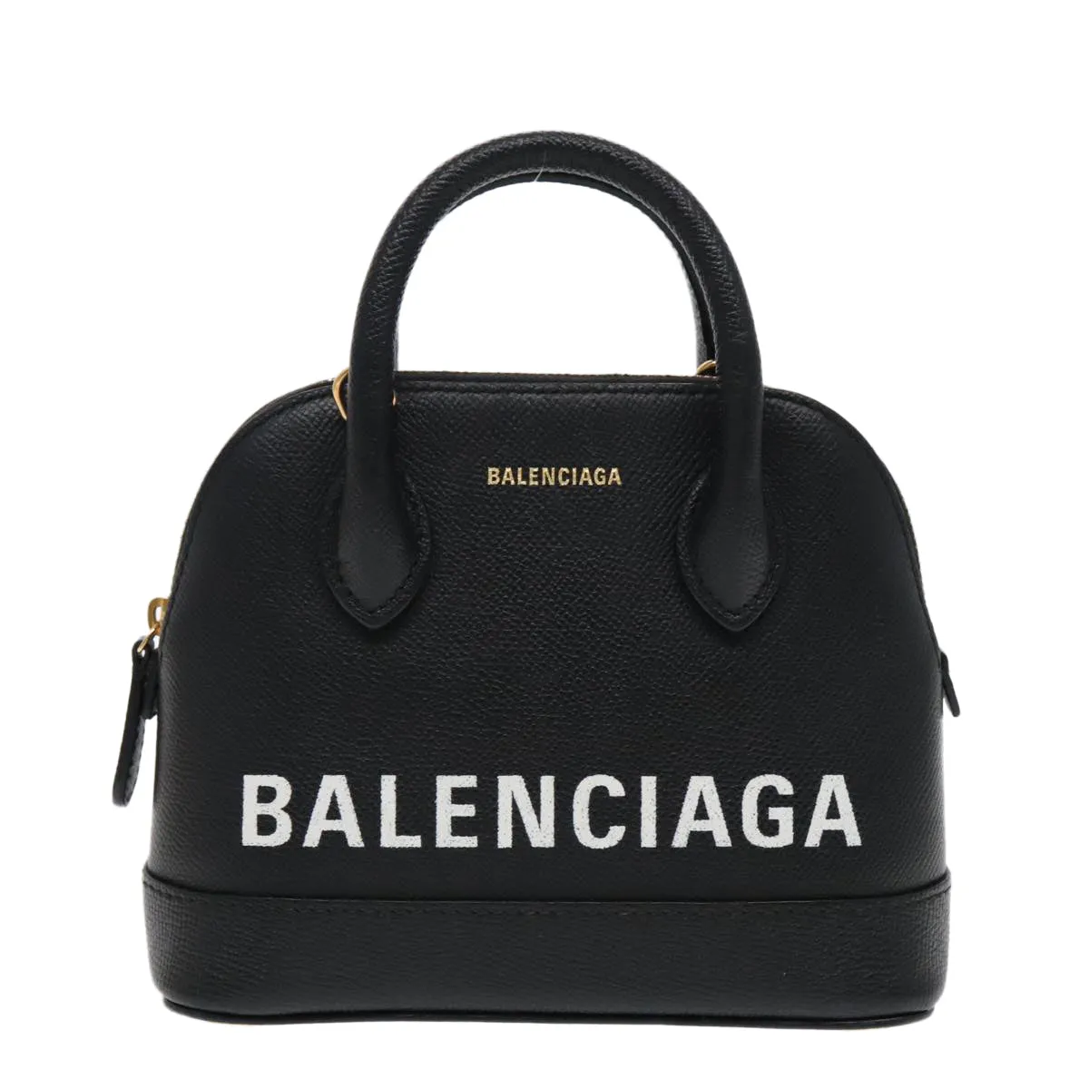 Balenciaga Ville Black Leather Bag